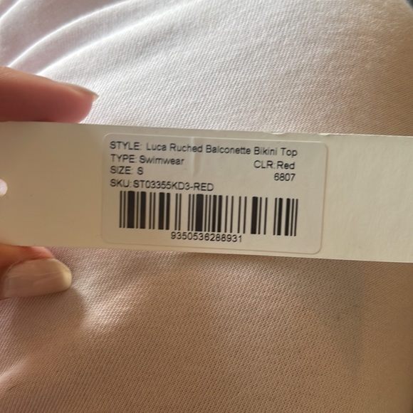 Meshki Red Swimsuit - Picture 4 of 7